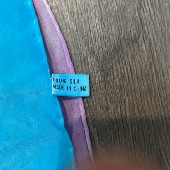 Hand painted Silk scarf by Janet Eby - Picture 5 of 6